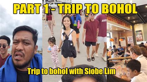 ASTIG'S TRIP TO BOHOL WITH SIOBE LIM and FAMILY .